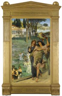Sir Lawrence Alma-Tadema, O.M., R.A. - British A Spring Festival (On The Road To The Temple Of Ceres)