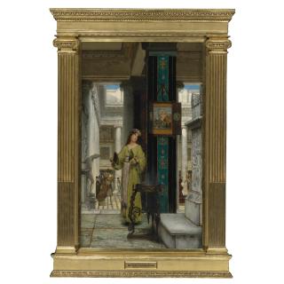 Sir Lawrence Alma-Tadema, O.M., R.A. - British In The Temple