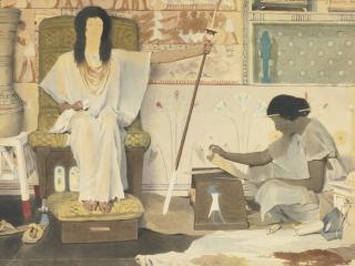 Sir Lawrence Alma-Tadema, O.M., R.A. - British Joseph, Overseer Of Pharaoh\'S Granaries (Study)