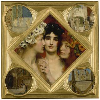 Sir Lawrence Alma-Tadema, O.M., R.A. - British the Three Graces