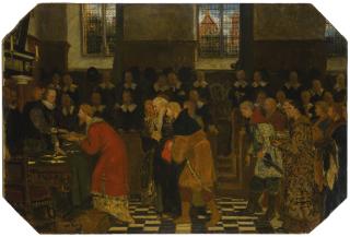 Sir Lawrence Alma-Tadema, O.M., R.A. - Study For A Mural For Hotel De Ville, Antwerp Town Hall