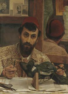 Sir Lawrence Alma-Tadema, R.A. - Portrait of Professor Giovanni Battista Amendola