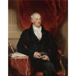 Sir Martin Archer Shee, P.R.A. - Portrait Of John Evelyn Of Wotton