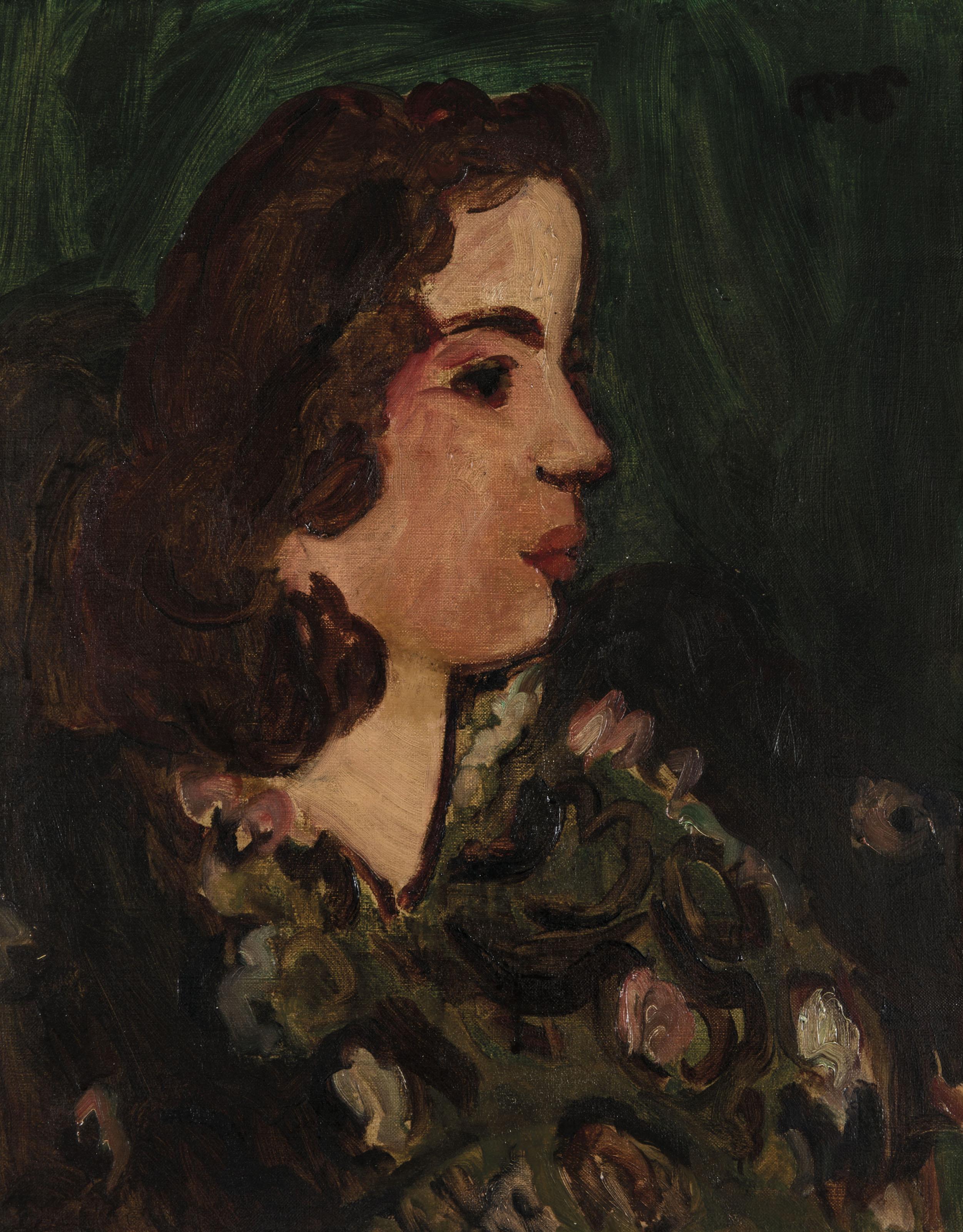 Sir Matthew Smith - Head of a Girl