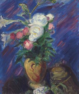 Sir Matthew Smith - Peonies and Lilies