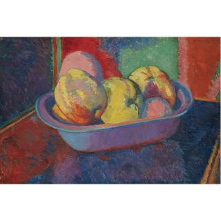 Sir Matthew Smith - Still Life With Fruit In A Blue Dish