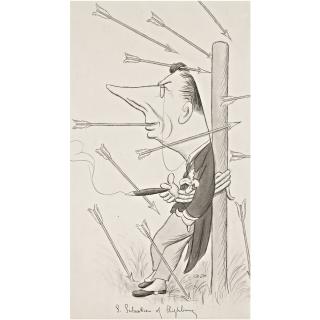 Sir Max Beerbohm - S. Sebastian Of Highbury (Joseph Chamberlain)