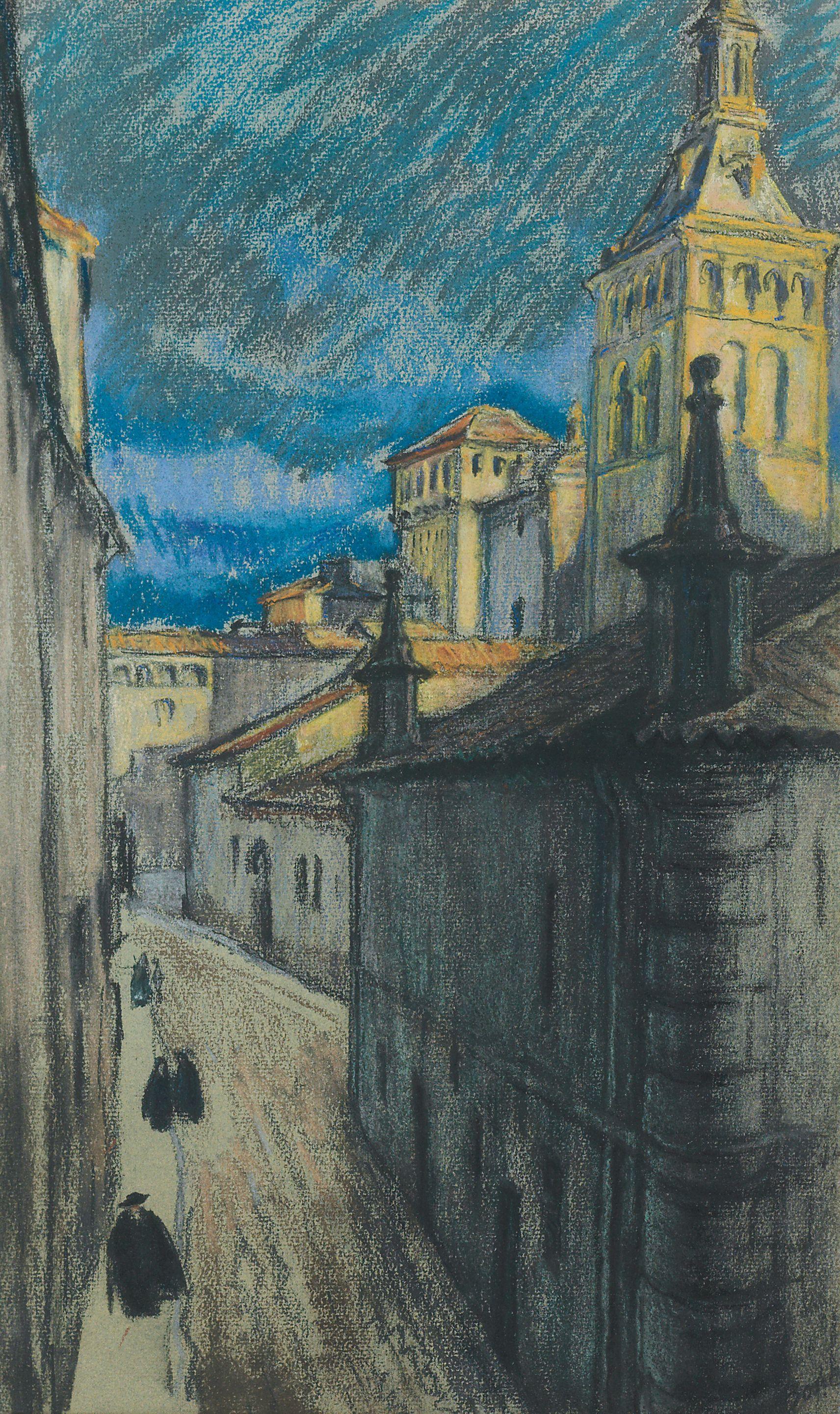 Sir Muirhead Bone HRSA HRWS HARIBA HRE LLB D Litt - Sunday Night, San Martin, Segovia, Spain