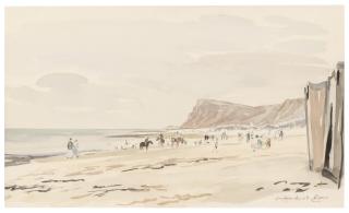 Sir Muirhead Bone, N.E.A.C., R.E. - East Runton