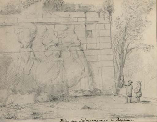 Sir Nathaniel Dance, Bt. R.A. - Ruins near Salamannaouca, Abyssinia