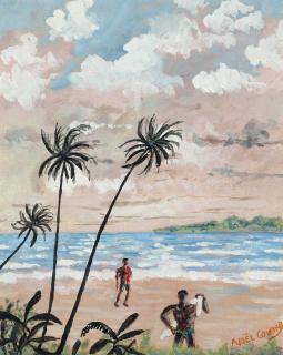 Sir Noël Coward - Beach with Palms