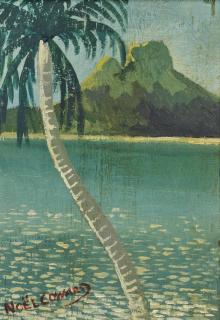 Sir Noël Coward - Jamaican View With Palm Tree