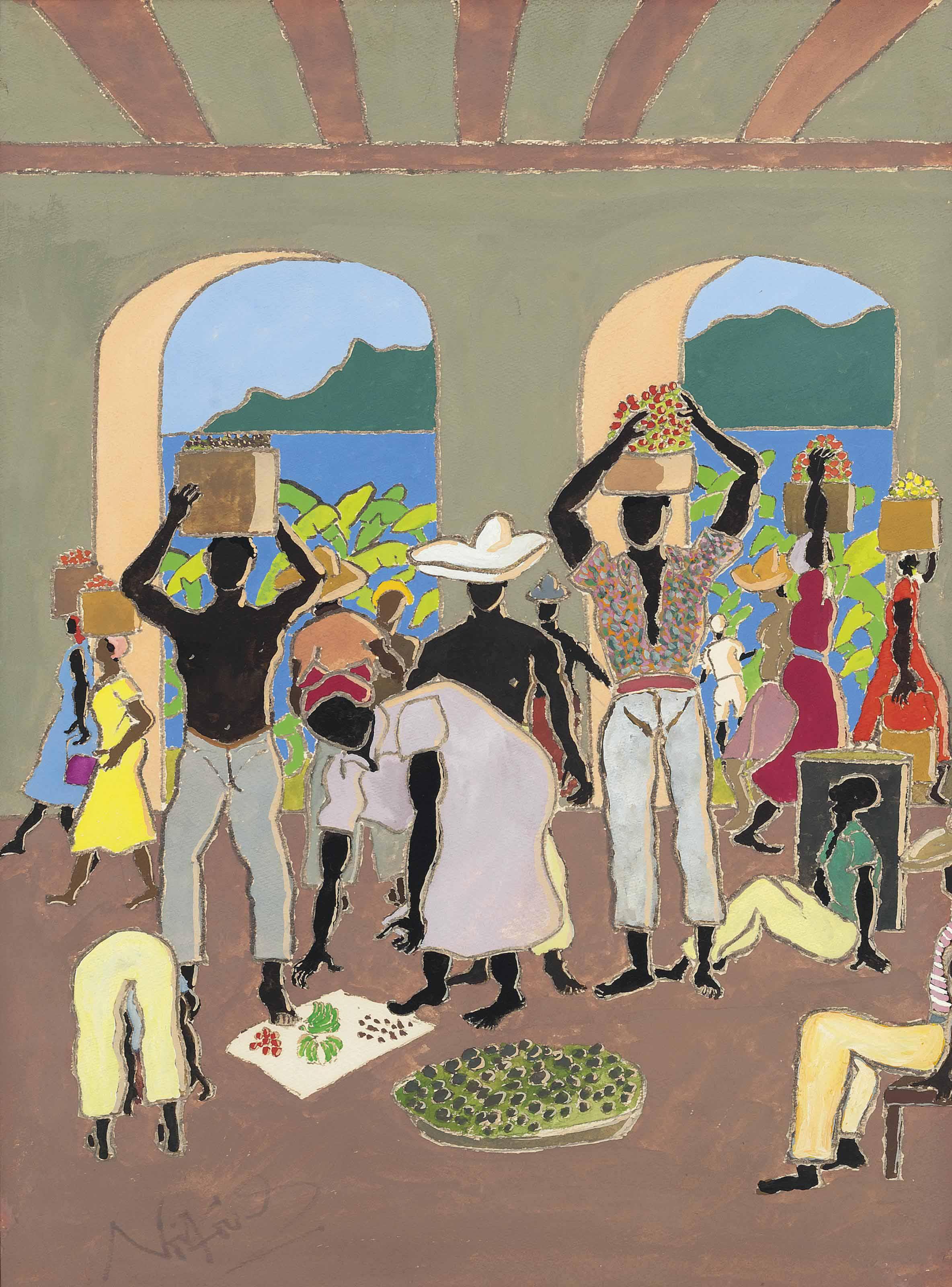 Sir Noël Coward - On The Way To The Market, Jamaica