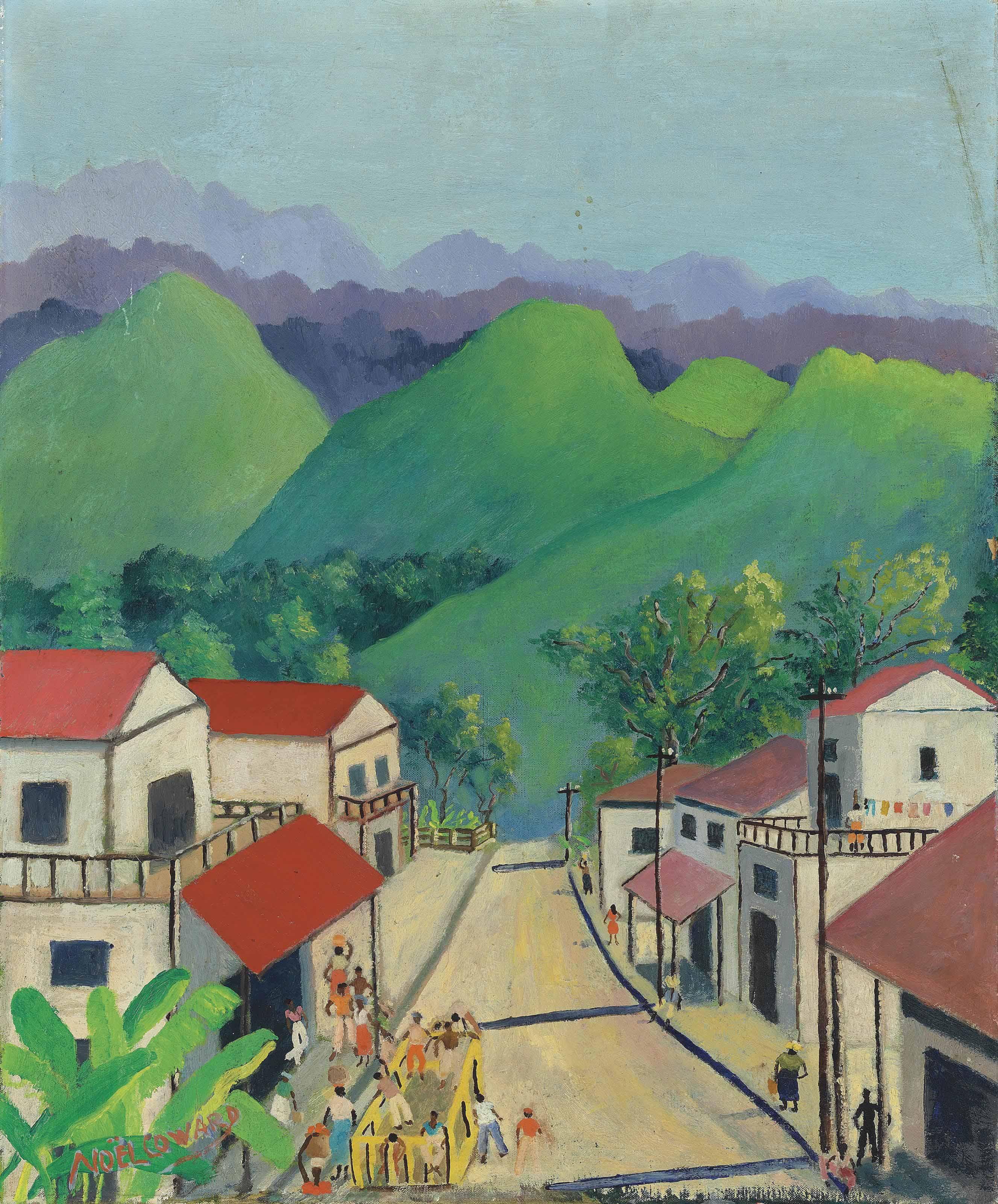 Sir Noël Coward - Village in the Hills, Jamaica