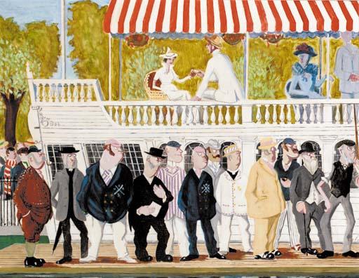 Sir Osbert Lancaster - Members\' Enclosure