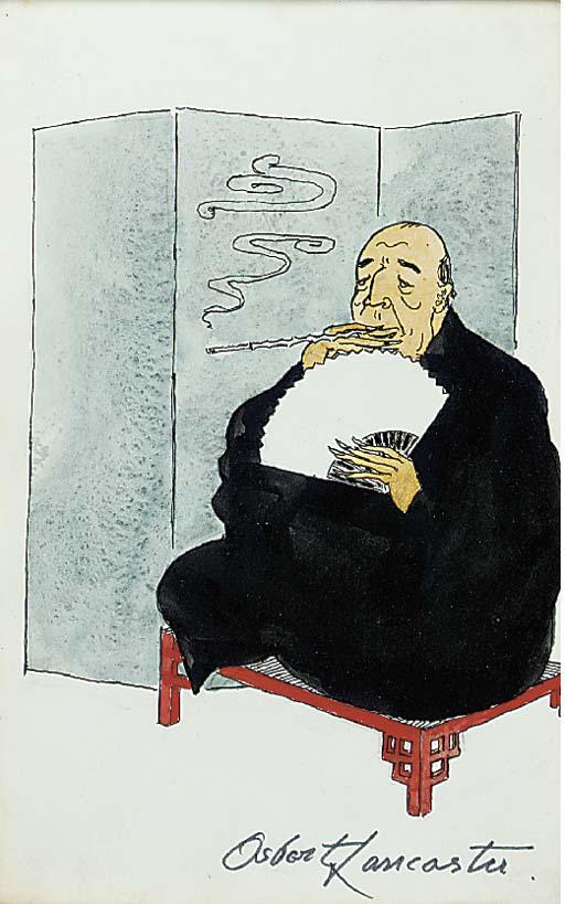 Sir Osbert Lancaster - Noel Coward in Japanese Dress