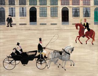 Sir Osbert Lancaster - The Duke Of Dorset Greeting The Warden And Zuleika Dobson