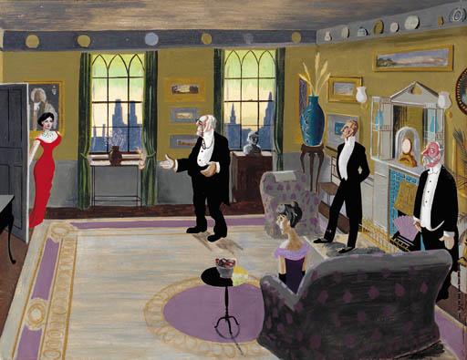 Sir Osbert Lancaster - Zuleika Meeting The Duke Of Dorset