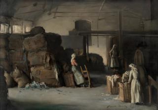 Sir Oswald Birley - \'Rag House Penicuik\'