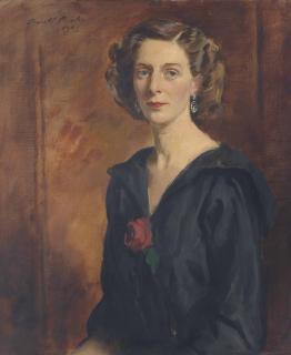 Sir Oswald Joseph Hornby Birley, R.P., R.O.I. - Portrait Of An Elegant Lady