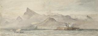 Sir Oswald Walters Brierly - Rio de Janeiro and Sugar Loaf Rock from HMS \