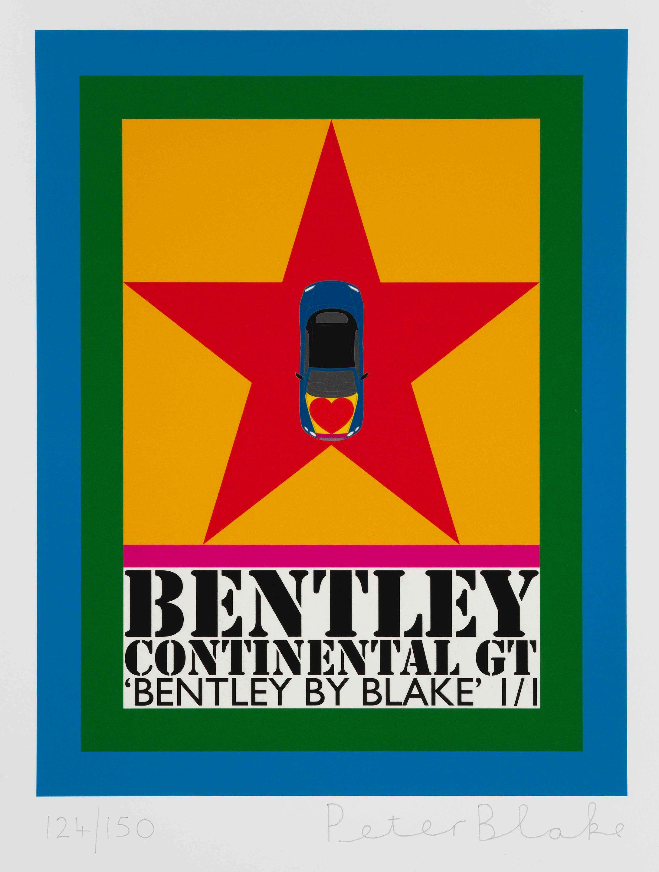 Sir Peter Blake R.A. - Bentley by Blake, 2016