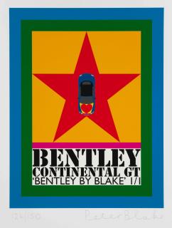 Sir Peter Blake R.A. - Bentley by Blake, 2016
