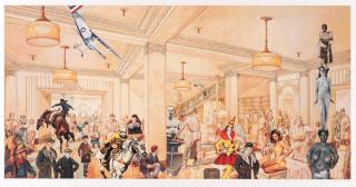 Sir Peter Blake R.A. - Demonstrations in a Department Store II
