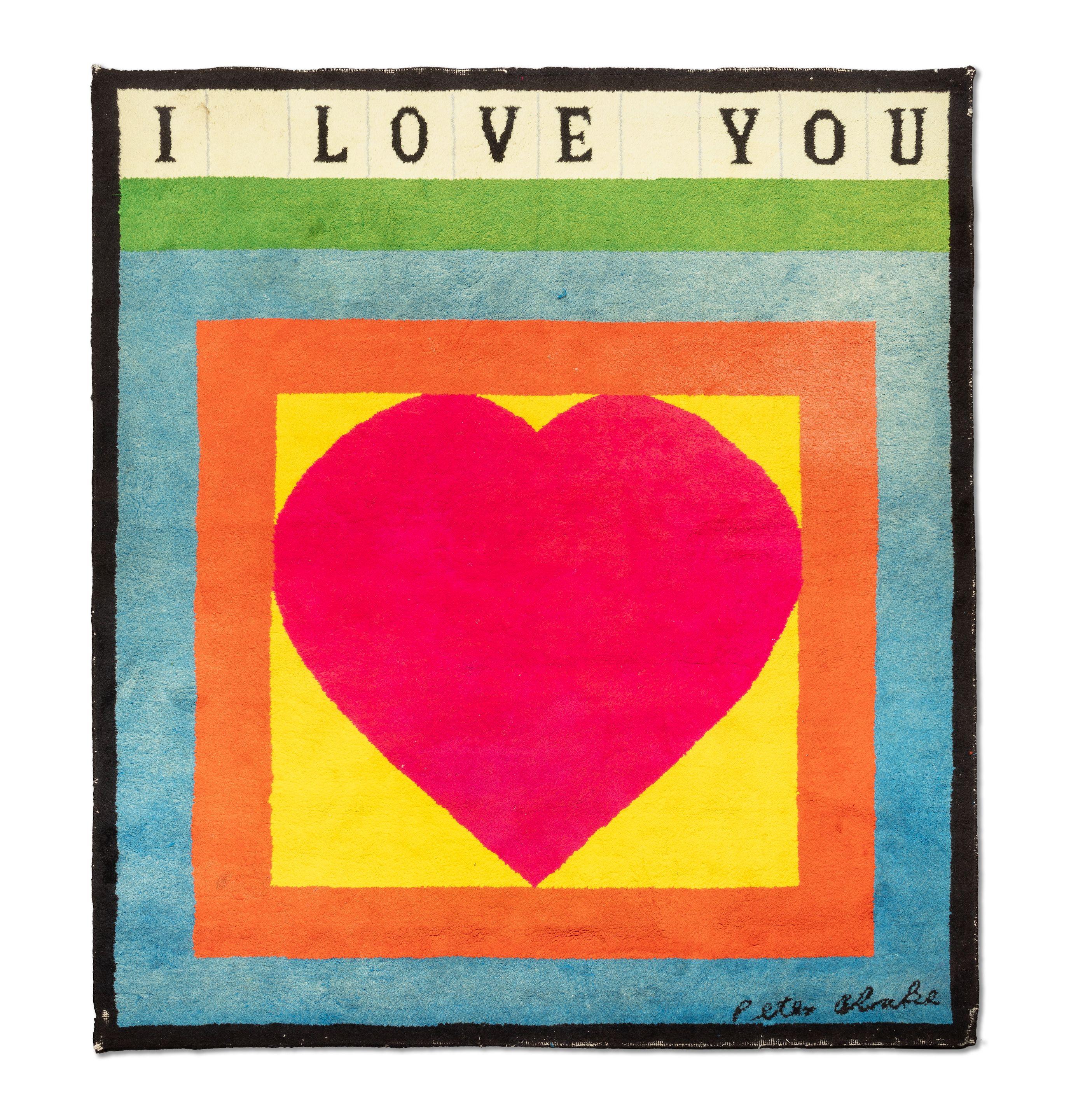 Sir Peter Blake R.A. - I Love You, 1983