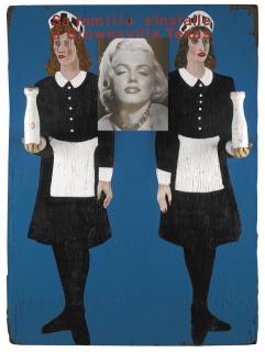 Sir Peter Blake, R.A. - Marilyn Monroe, Over A Painting, Over A Painting No.1
