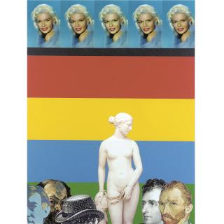 Sir Peter Blake, R.A. - Original Collage For The 1991 I.C.A.F. Poster