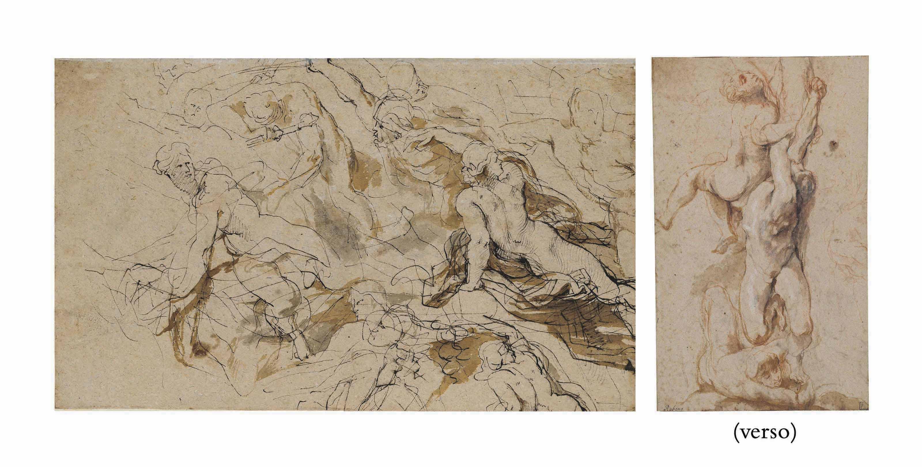 Sir Peter Paul Rubens - Figure studies ( recto  and  verso )