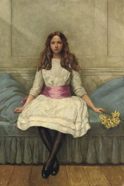 Sir Philip Burne-Jones, Bt. - Portrait of Irene Spencer