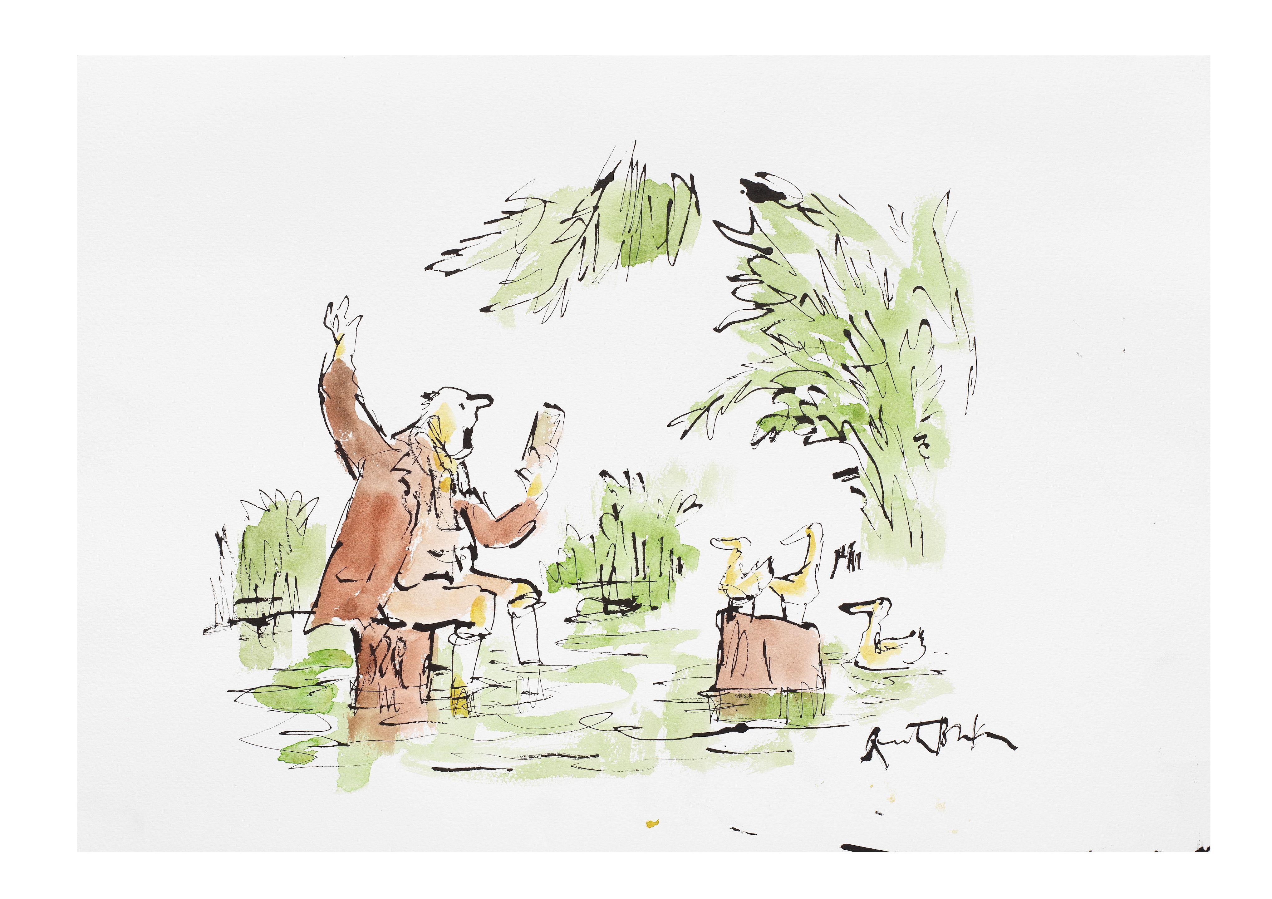 Sir Quentin Blake - An Audience of Ducks