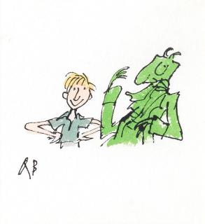 Sir Quentin Blake - James and the Giant Green Grasshopper