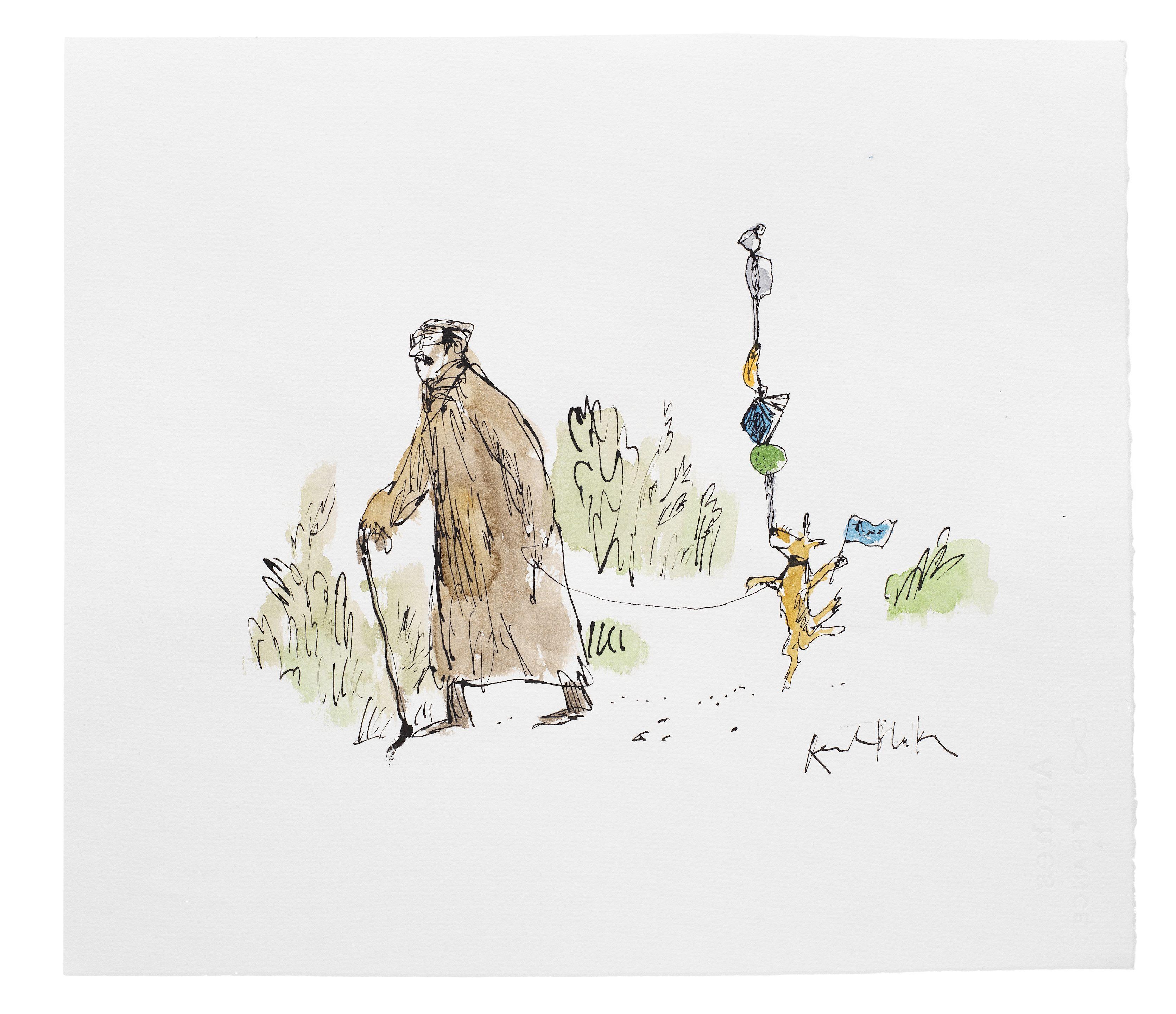 Sir Quentin Blake - Out for a Walk