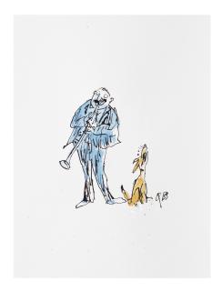 Sir Quentin Blake - Performing Dog No.2