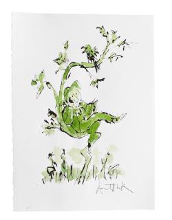 Sir Quentin Blake - Reading in a Tree