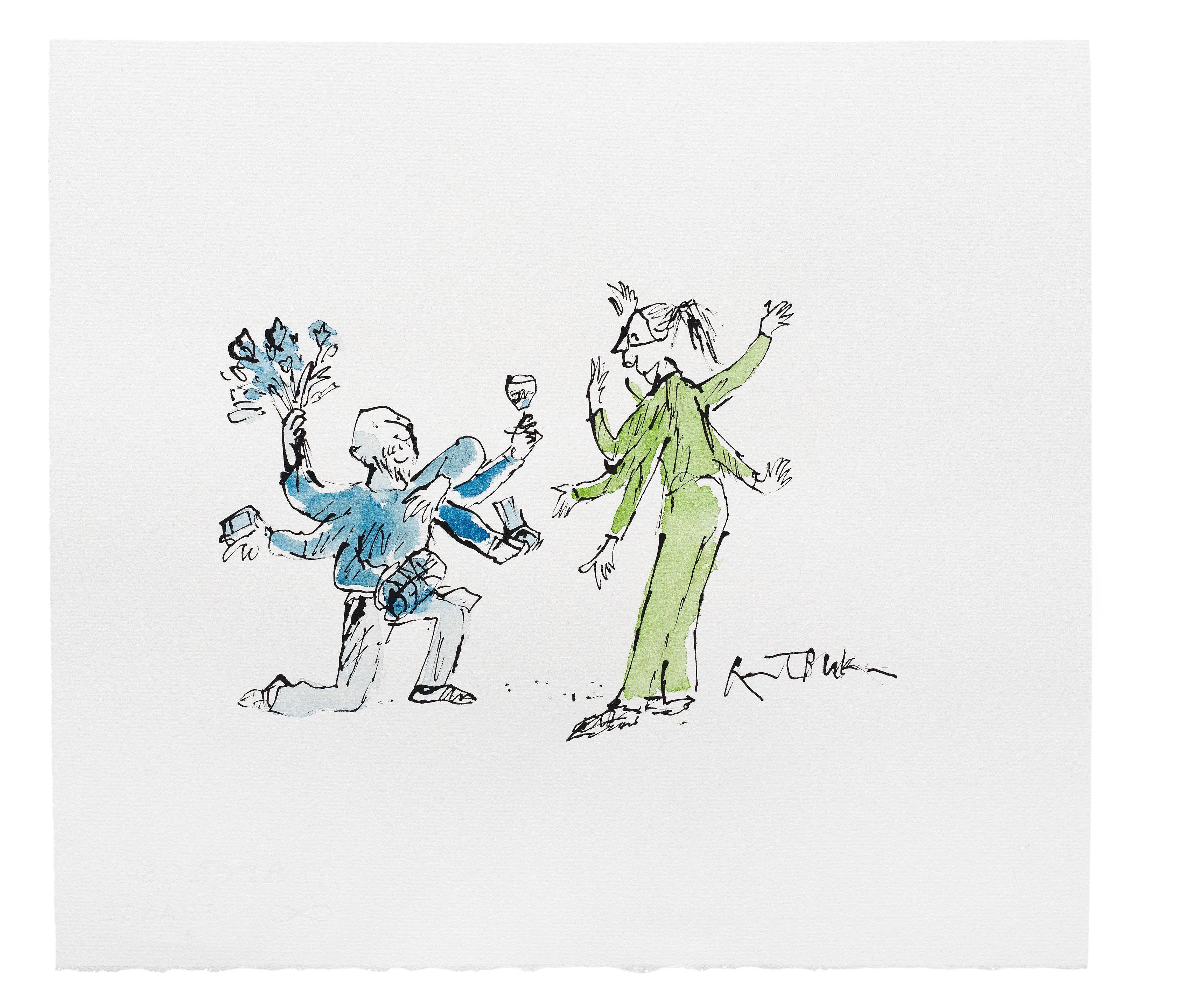Sir Quentin Blake - Showered with Gifts