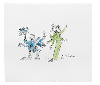 Sir Quentin Blake - Showered with Gifts