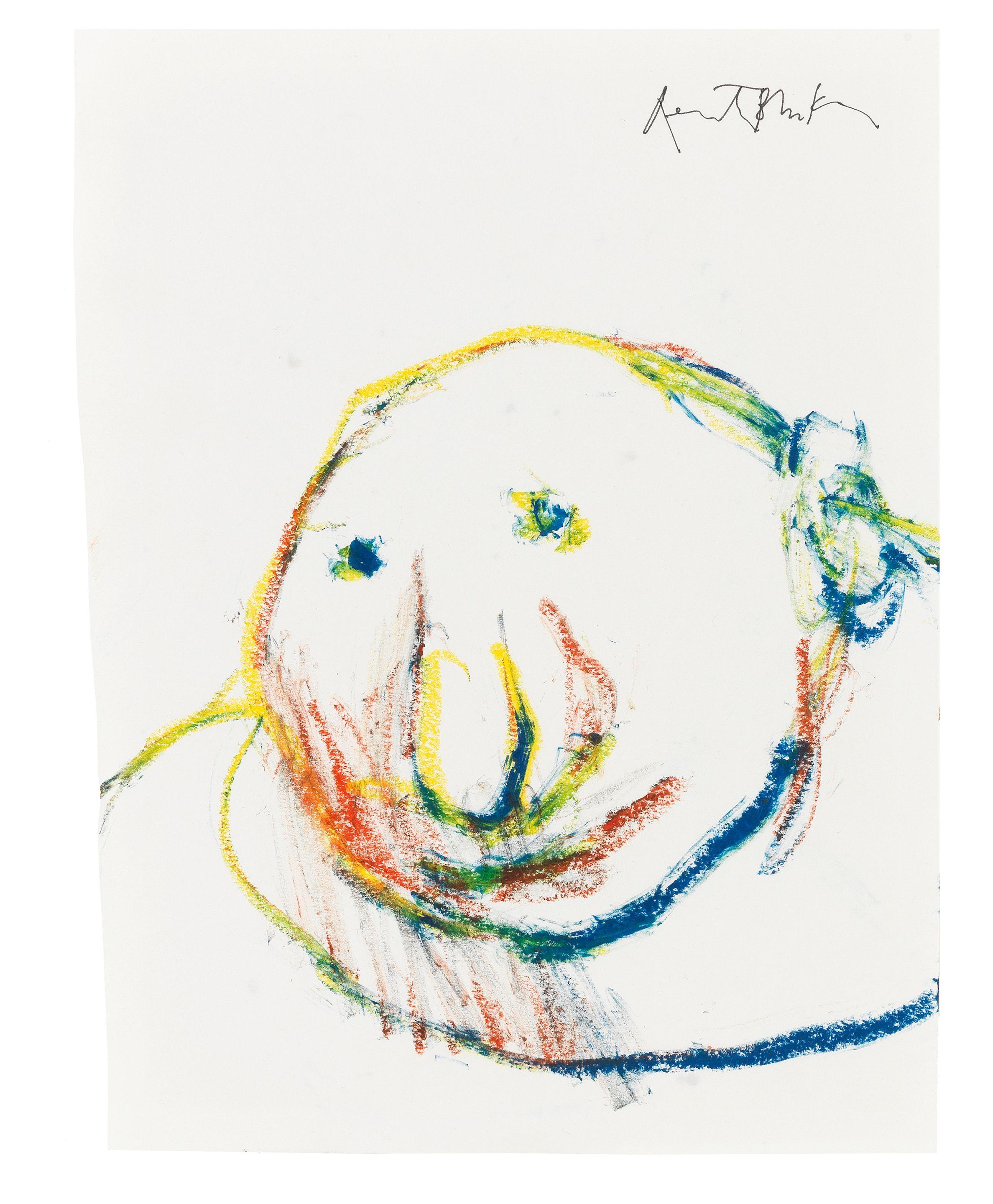 Sir Quentin Blake - Tricolour Head