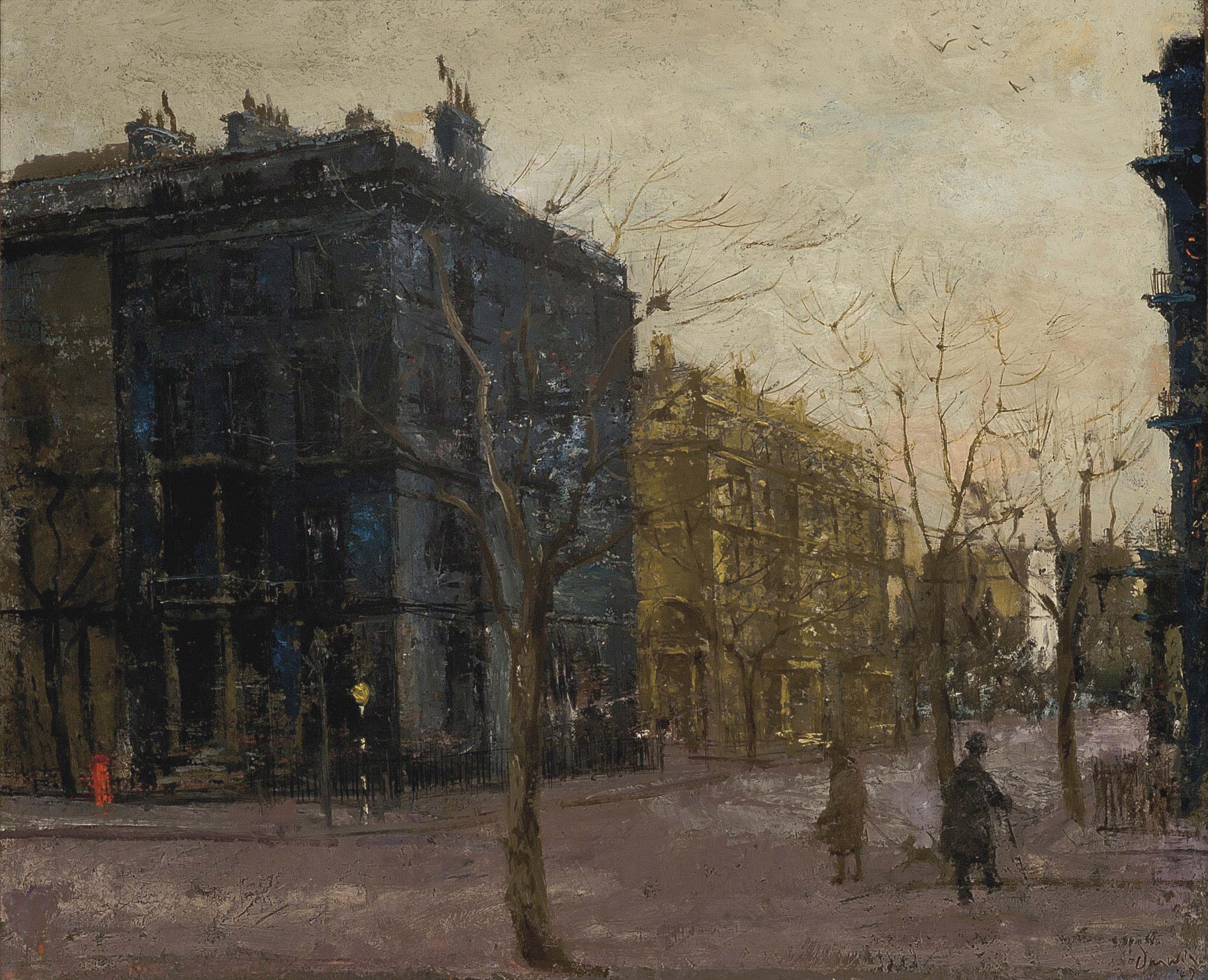 Sir Robin Darwin, R.A., R.S.A., P.R.W.A., N.E.A.C. - Queen\'s Gate Gardens, London