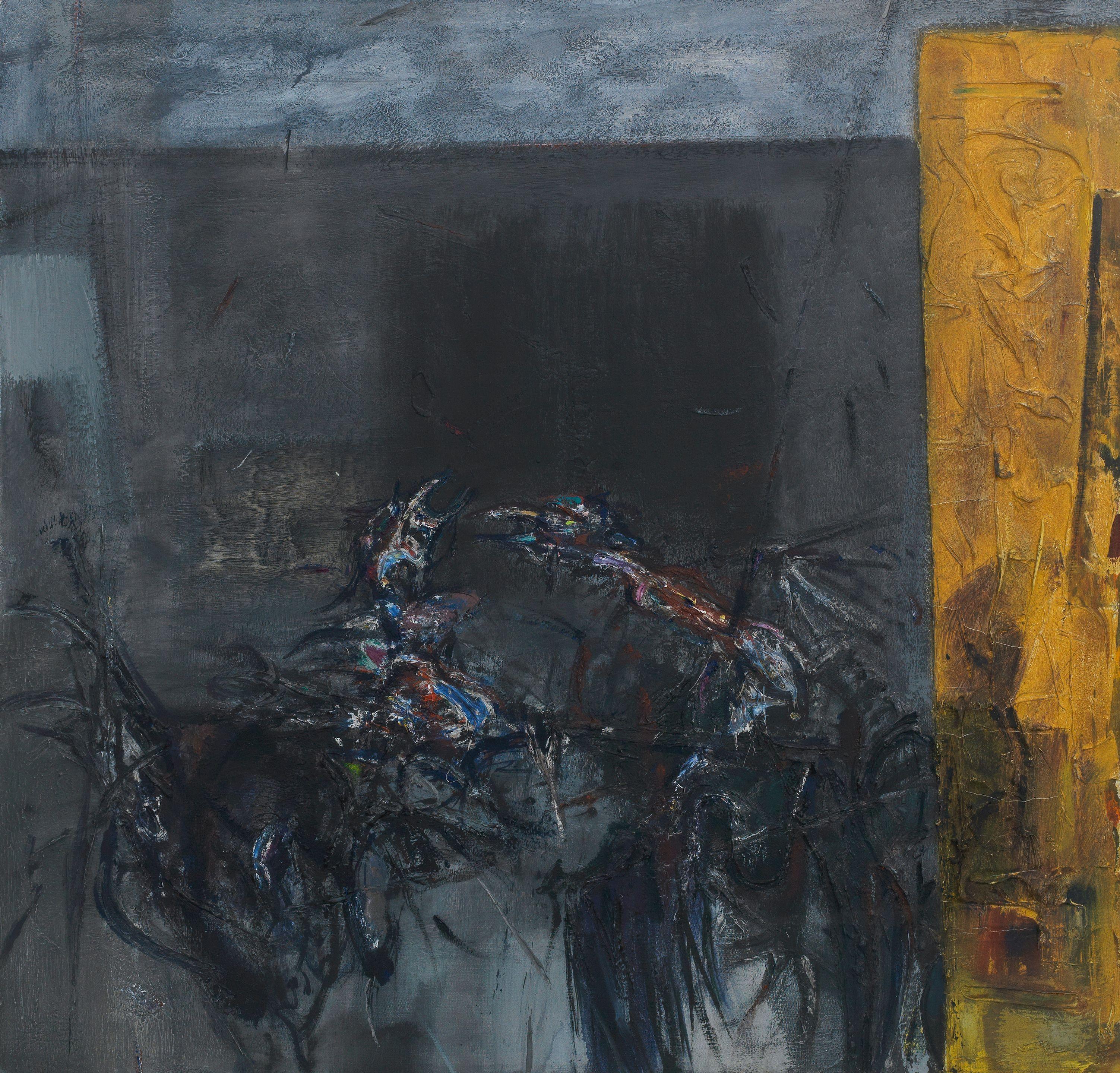 Sir Robin Philipson R.A., P.R.S.A., R.S.W., R.G.I. - Cockfight