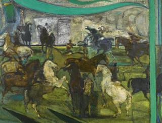 Sir Robin Philipson, R.A., P.R.S.A., R.S.W. - Green Enclosure