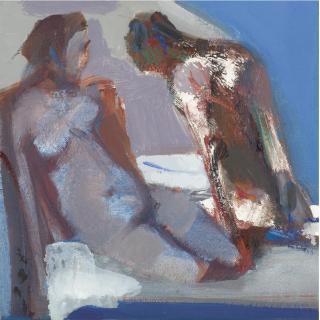 Sir Robin Philipson, R.A., P.R.S.A., R.S.W. - Man And Woman V