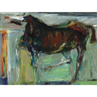 Sir Robin Philipson, R.A., P.R.S.A., R.S.W. - Neighing Horse