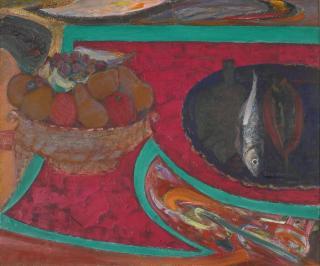 Sir Robin Philipson, R.A., P.R.S.A., R.S.W. - Still Life With Fruit