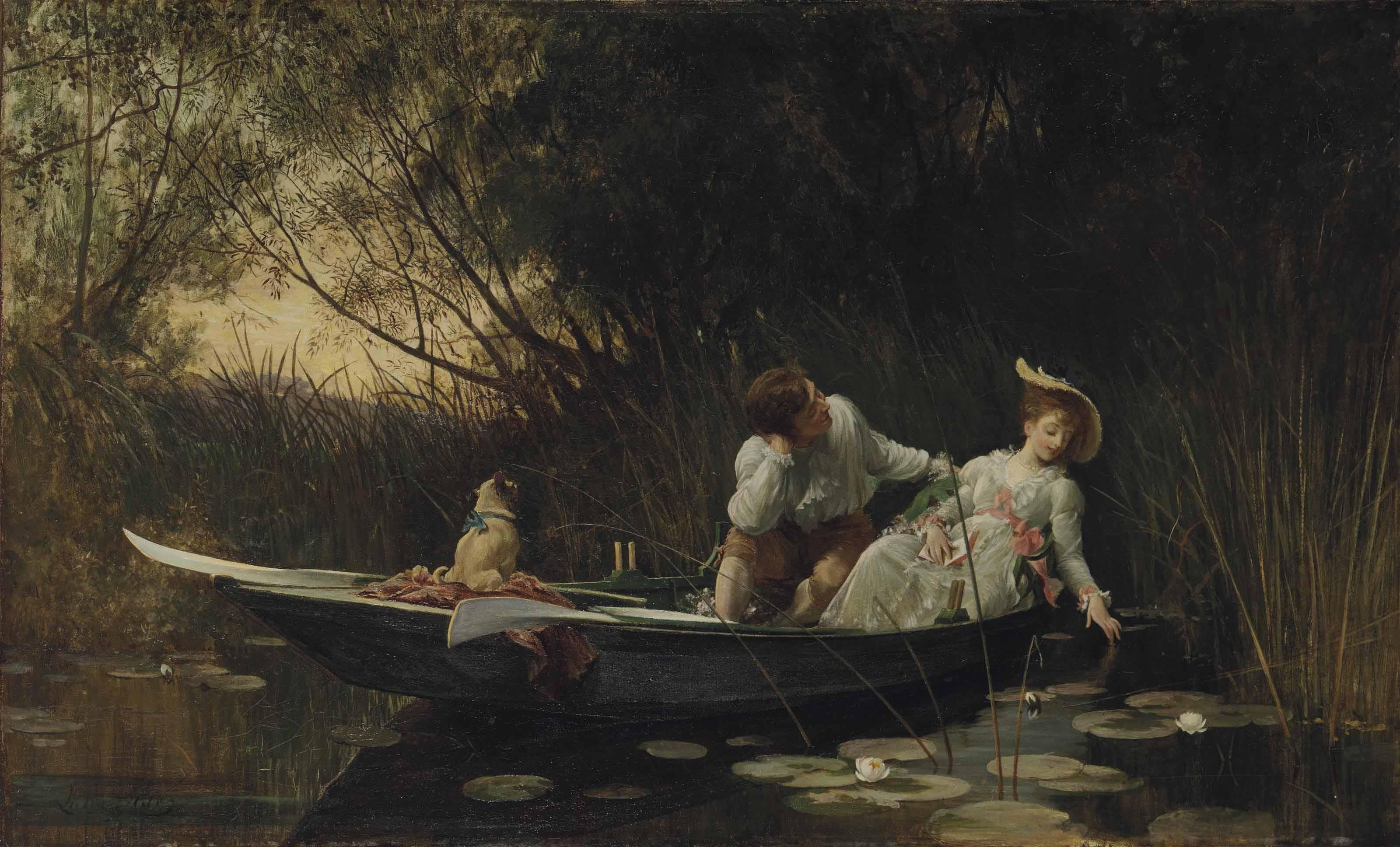 Sir Samuel Luke Fildes, R.A. - Simpletons (The Sweet River)
