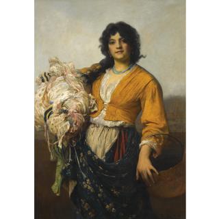 Sir Samuel Luke Fildes, R.A. - The Remnants Gatherer