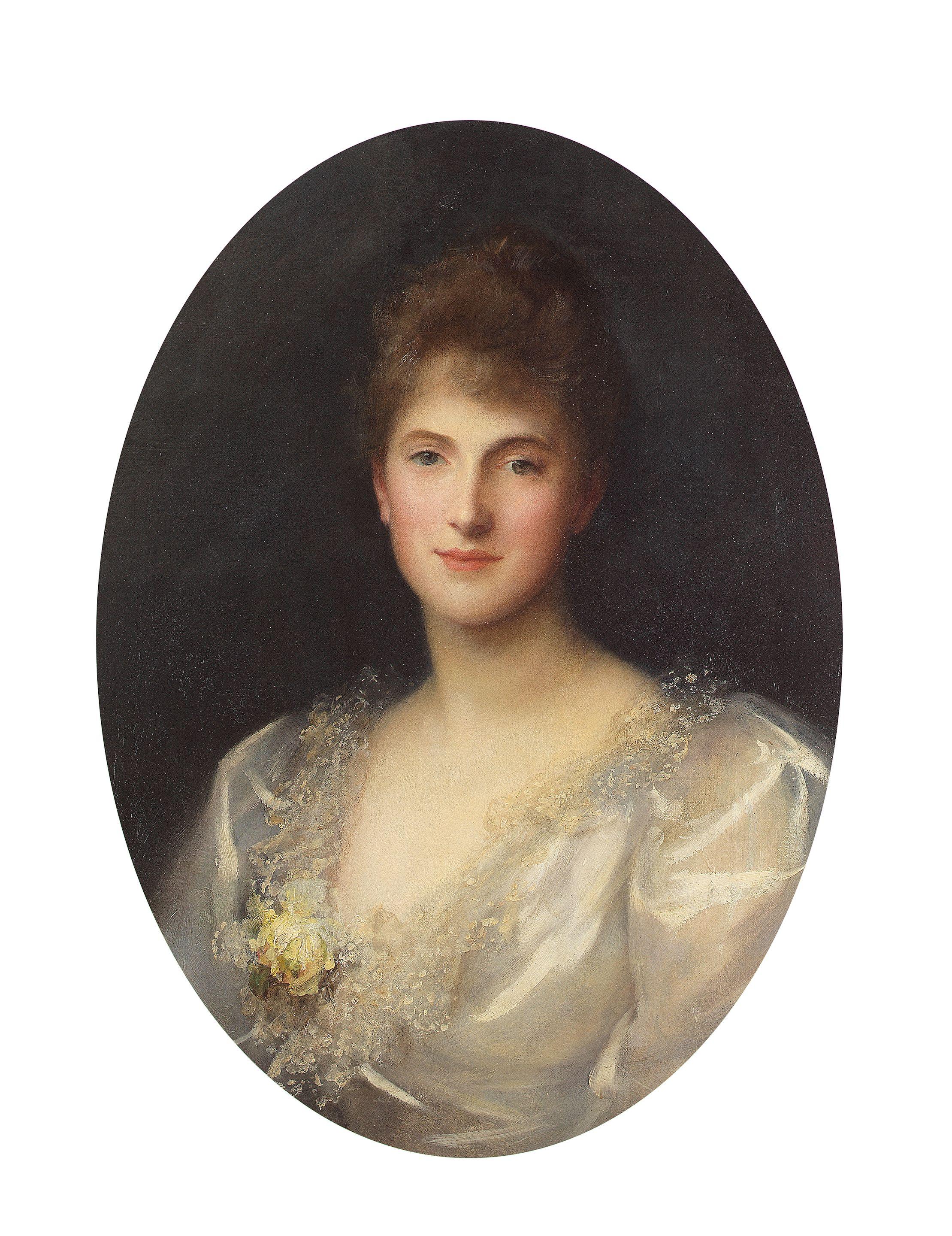 Sir Samuel Luke Fildes, RA - Portrait of Lillian Newall